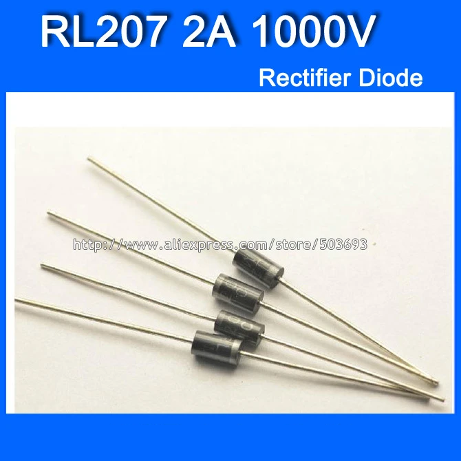 diode rl207 2A 1000V