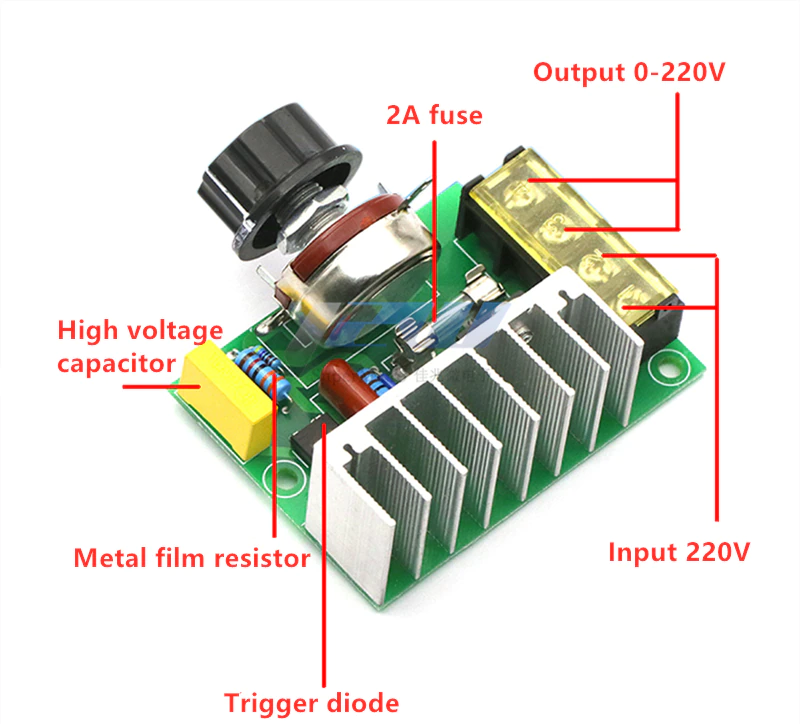 Régulateurs de  tension 4000W AC 220V