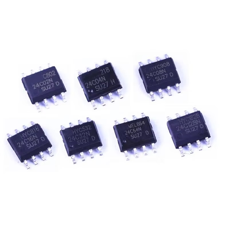 EEPROM SMD mémoire IC 24C01 24C02 24C04 24C08 24C16 24C32 24C64 24C128