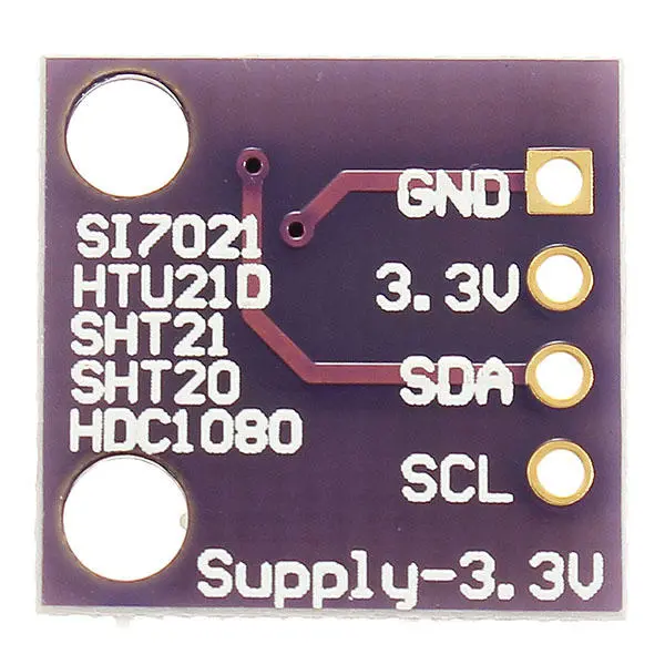 SHT21 SI7021 Capteur d'humidité haute précision 3,3 V avec interface I2C