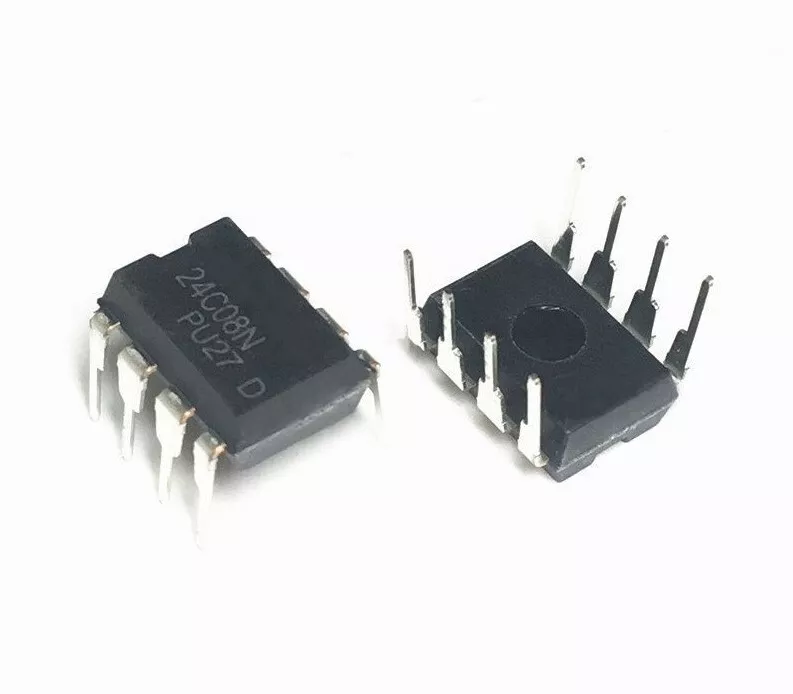 EEPROM DIP mémoire IC  24C01 24C02 24C04 24C08 24C16 24C32 24C64 24C128