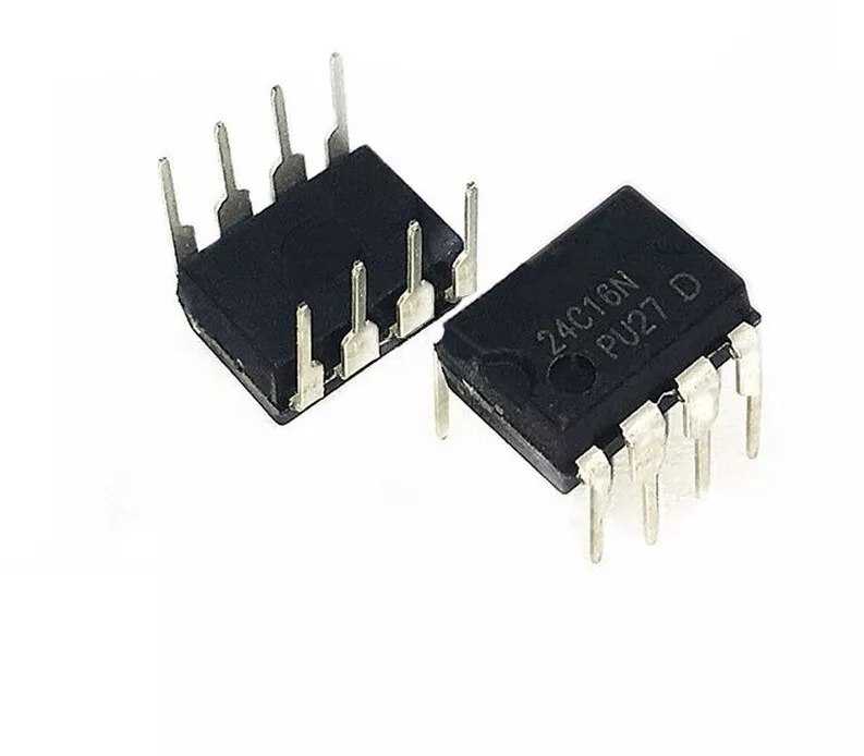 EEPROM DIP mémoire IC  24C01 24C02 24C04 24C08 24C16 24C32 24C64 24C128