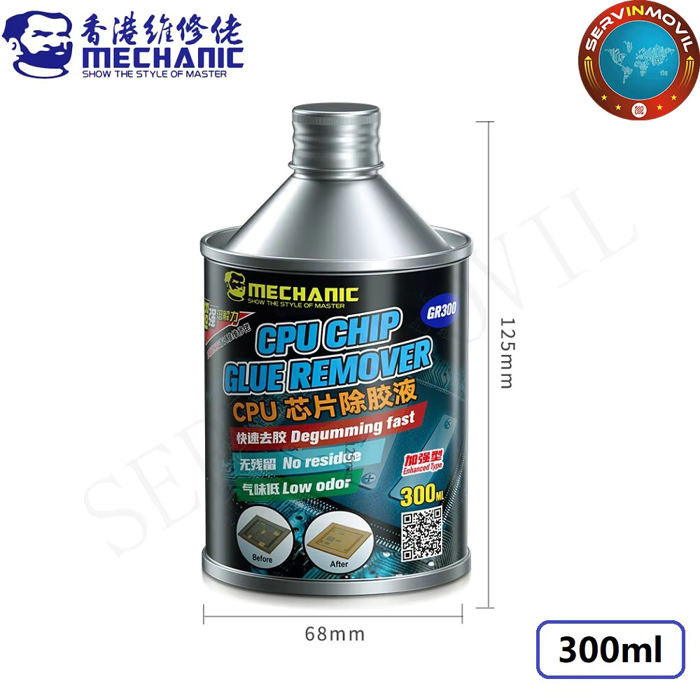 MECHANIC GR300-Dissolvant de colle pour puce CPU IC pour nettoyant écologique  de circuit imprimé