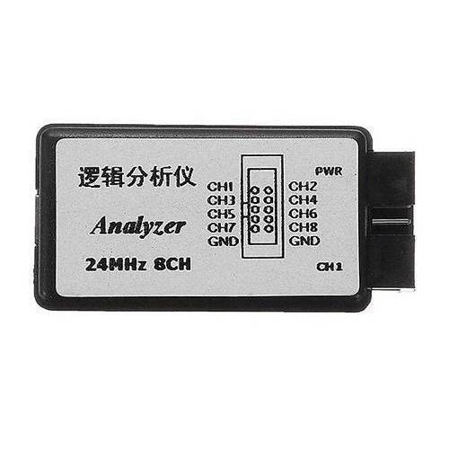 Analyseur Logique USB 24MHz 8 Canaux 24M Débogueur pour ARM FPGA