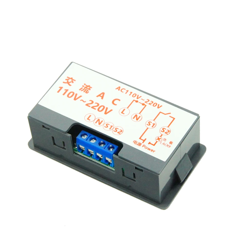 Minuterie T3230 AC 110V 220V, avec double affichage de l'heure, commutateur de relais de synchronisation 0 ~ 999