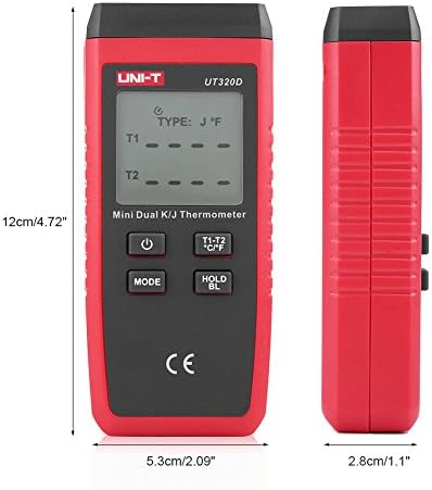 Thermometre digital UNI-T UT320D double canal, -50 °C-1300 °C