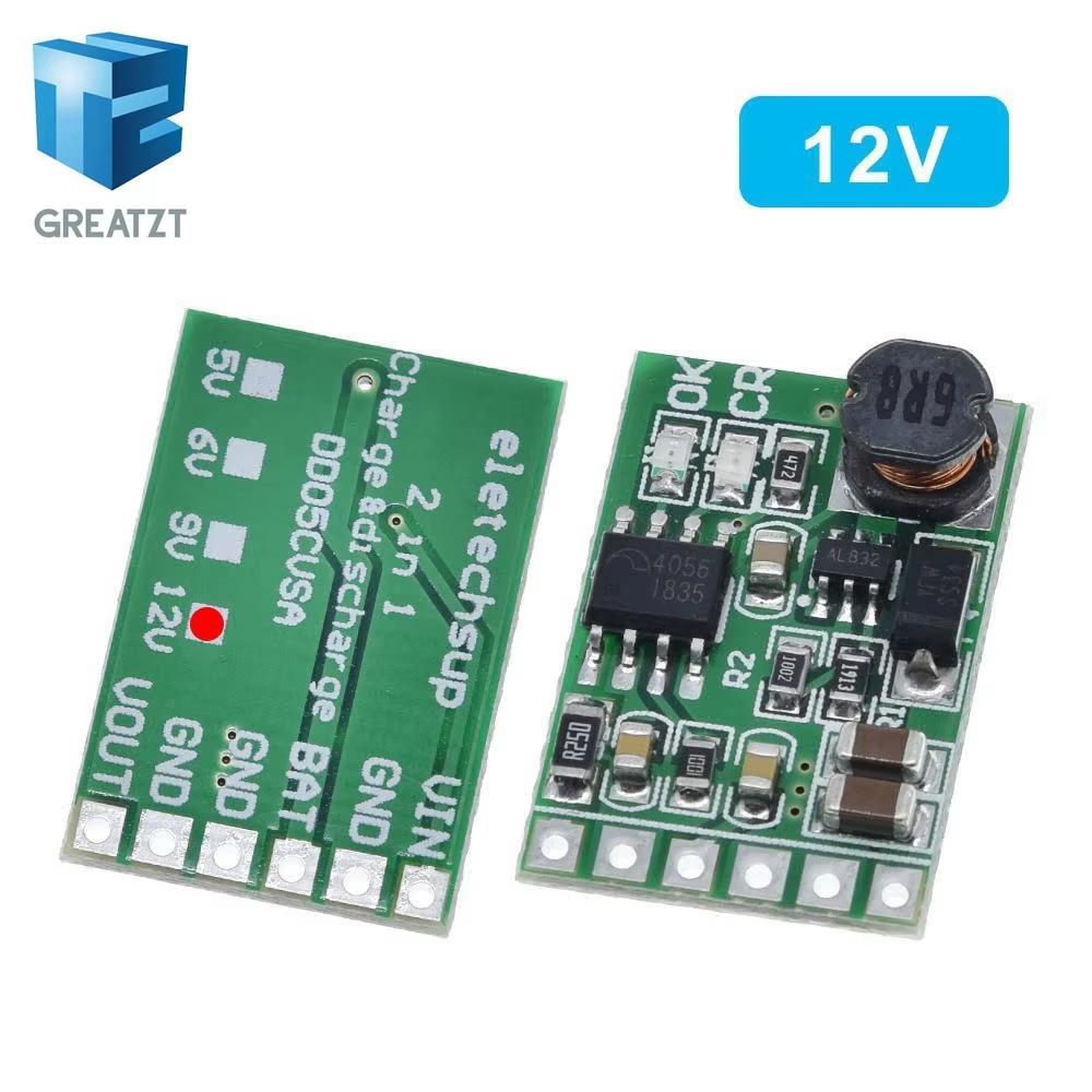 Module de charge de batterie au lithium pour panneaux solaires 5V 12V élévateur