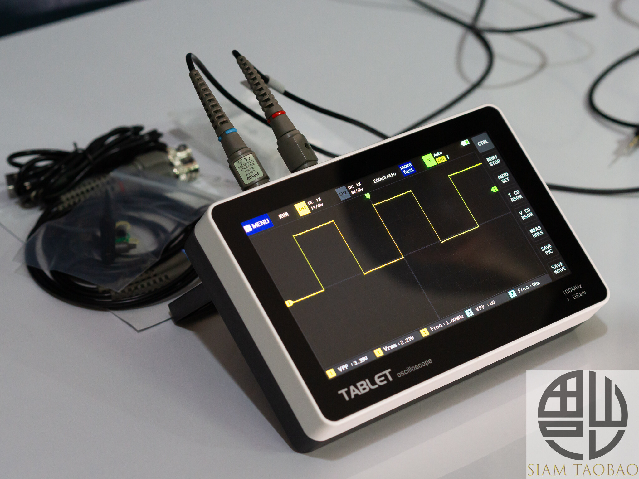 Tablette Oscilloscope numérique é double canal FNIRSI-1013D