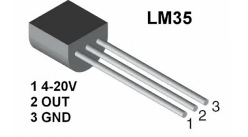 capteur de temperature LM35