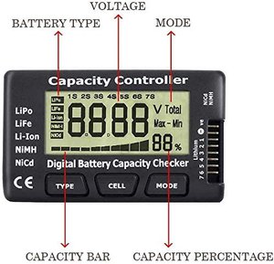 compteur de capacité de batterie rc 7