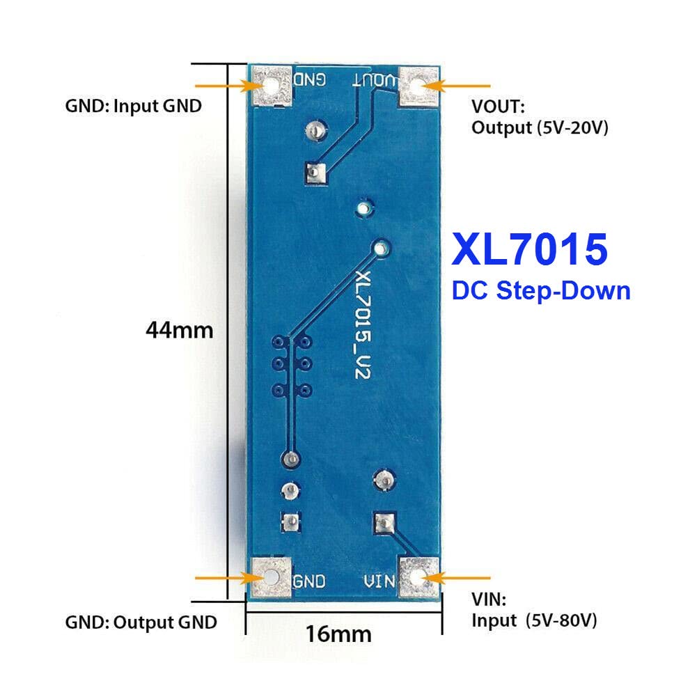 Module abaisseur TENSION  XL7015   5~ 80 V TO  5 V ~ 20 V 0.8A