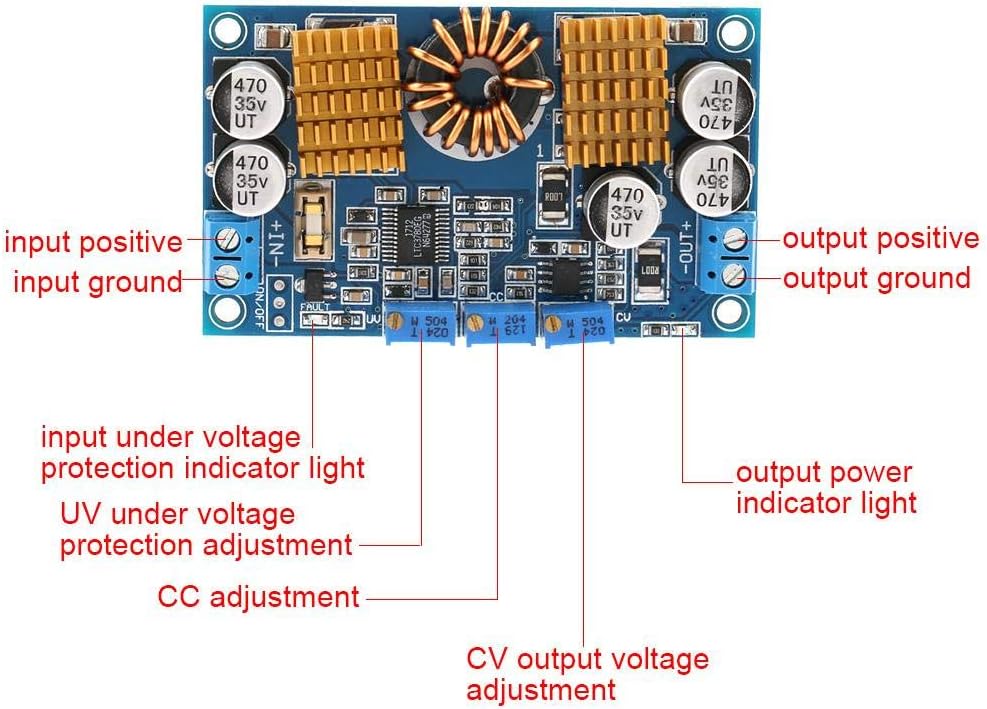 Régulateur automatique Élévateur/Abaisseur LTC3780 5-32V TO 1V-30V