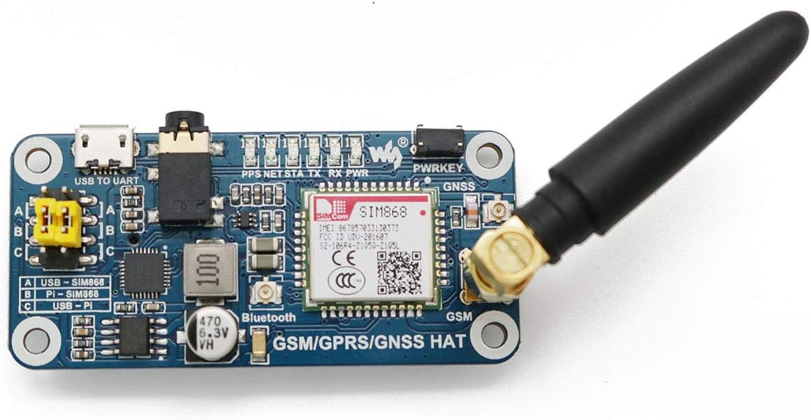 Module  Raspberry  Pi SIM868GSM/GPRS/GNSS Bluetooth
