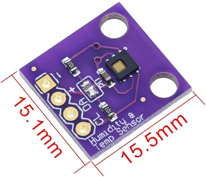 HDC1080 Module de capteur de température et d'humidité haute précision