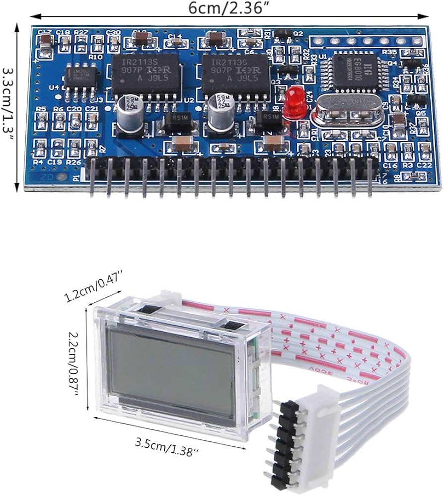 carte pilote d'onduleur eg8010+ir21+lcd