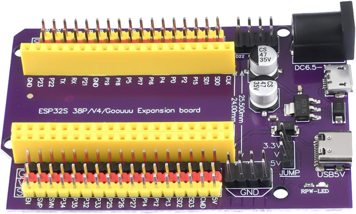 carte extension ESP 32 ESP32S 38PIN (Type C)