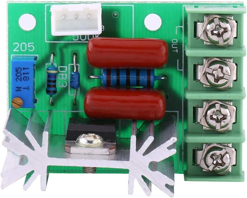 Régulateur de Tension Électrique AC 50-220V 2000W  PWM Variateur de Température ET Vitesse