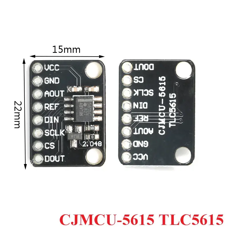 Module de Conversion  TLC5615 DAC numérique à analogique 10 bits