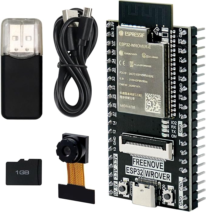 Kit CAMERA ESP32 ESP32-WROVER (compatible avec Ardu37IDE) caméra sans fil