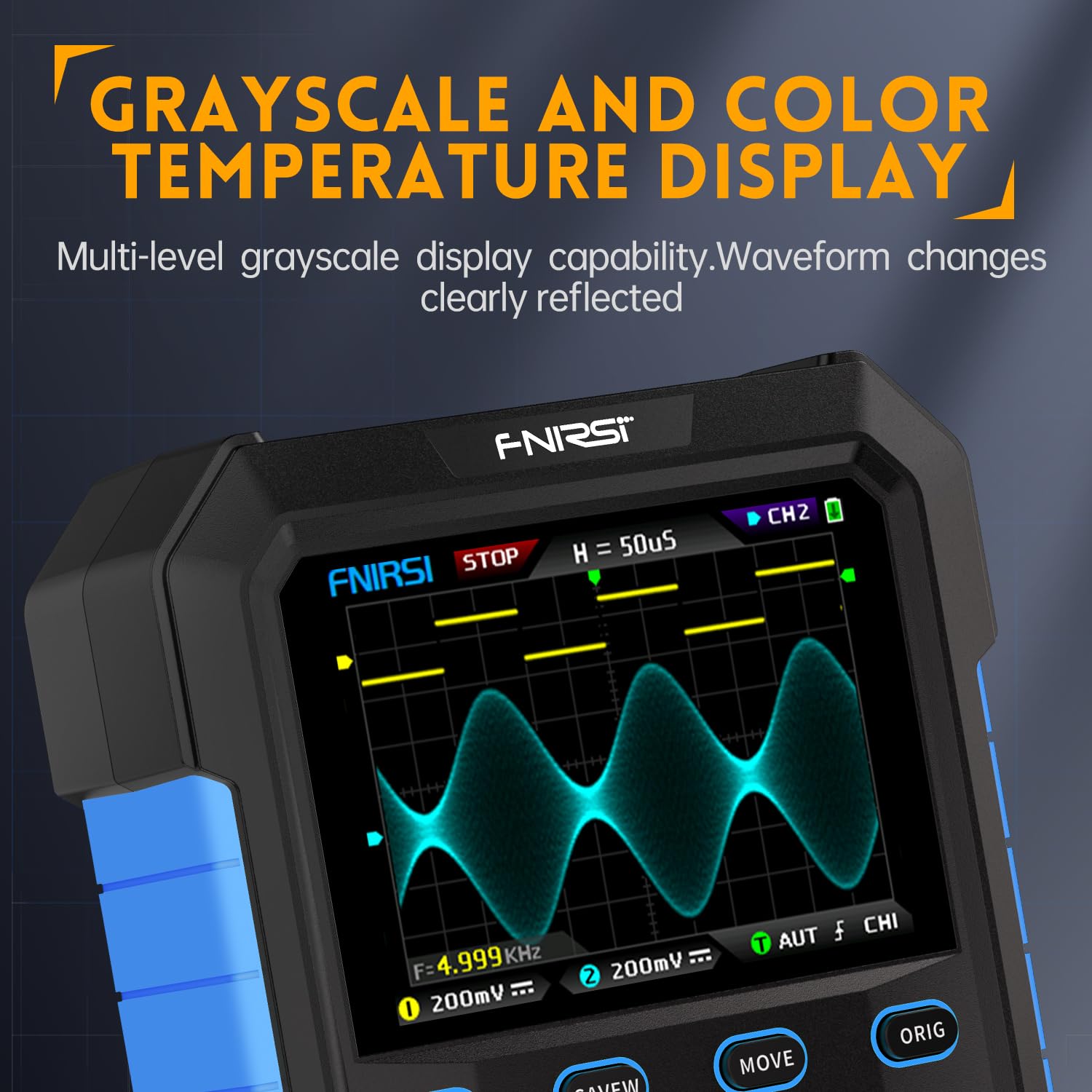 Oscilloscope Générateur de signal numérique de Fonction 2 en 1 FNIRSI DPOX180H