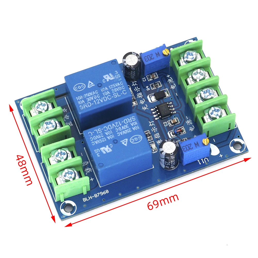 Carte de commande de charge alimentée par batterie commutation automatique, panne d'urgence, 10A, 12V