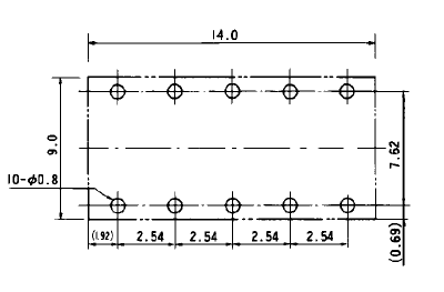 Relais  A5W-K  / A12WK  / A24W-K 5V 12V 24V  DIP-10 broches-10