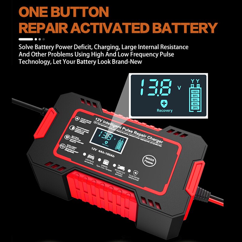 Chargeur de Batterie Intelligent 12V 6A