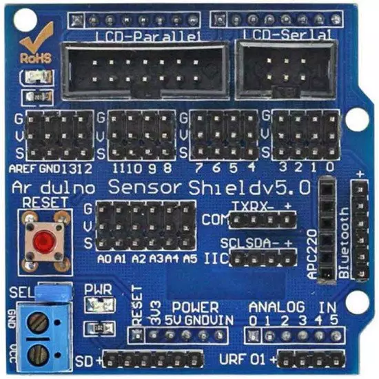 Carte d'extension de capteur V5, pour Arduino UNO R3