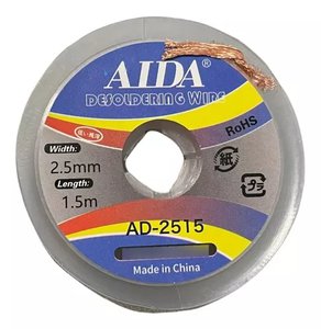Tresse a dessouder Aida AD2515 2,5 mm -1,5 M