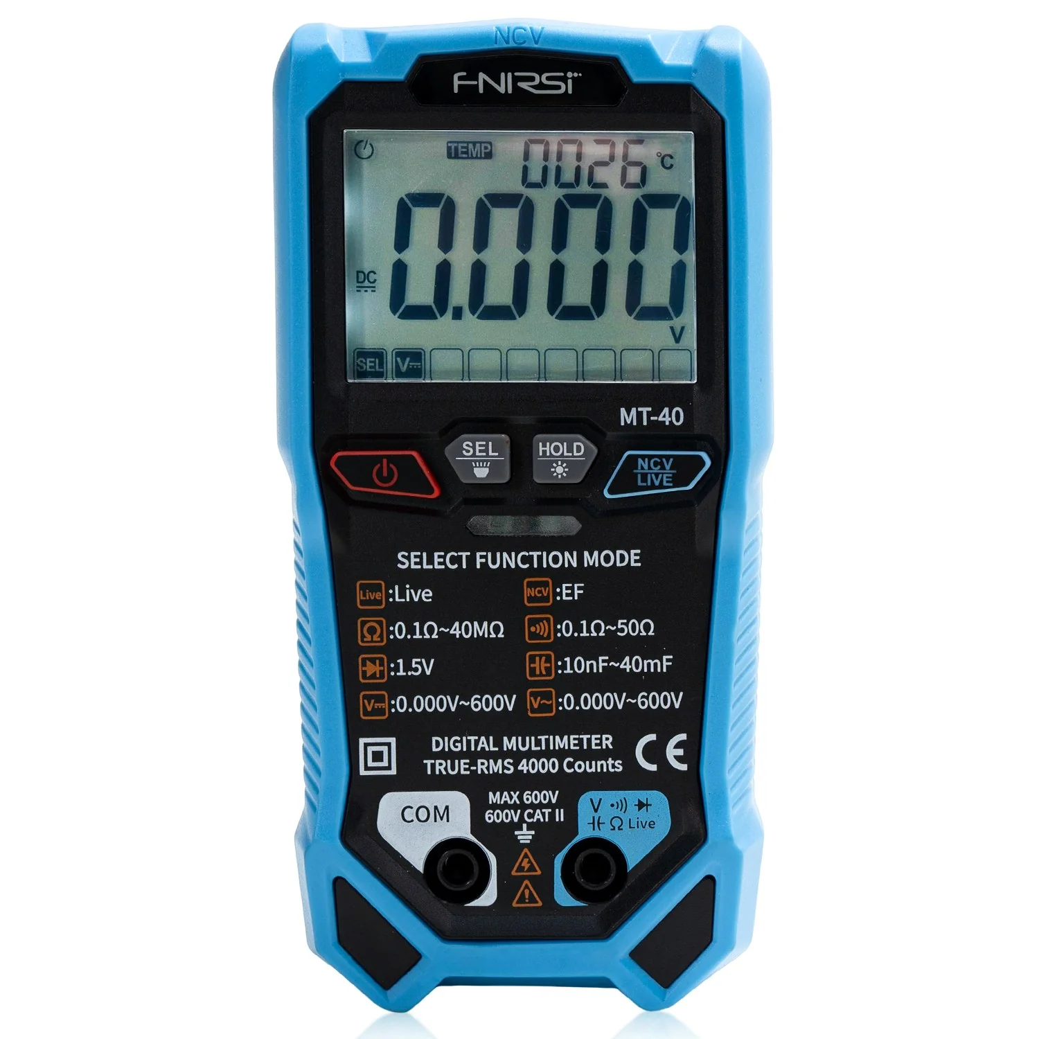 Multimetre numerique intelligent FNIRSI® MT-40