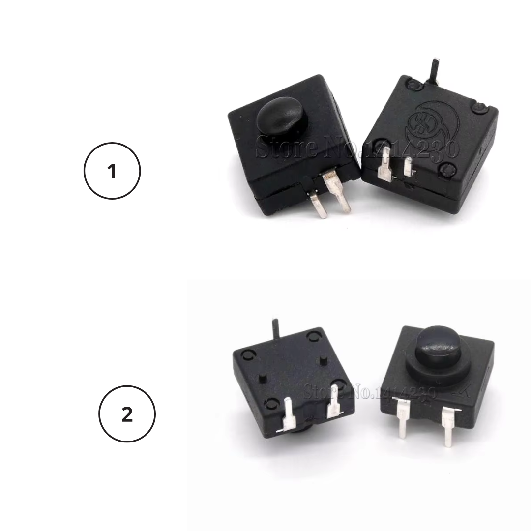 switch Push Button Switch ON-ON-OFF 12*12mm 3 PIN