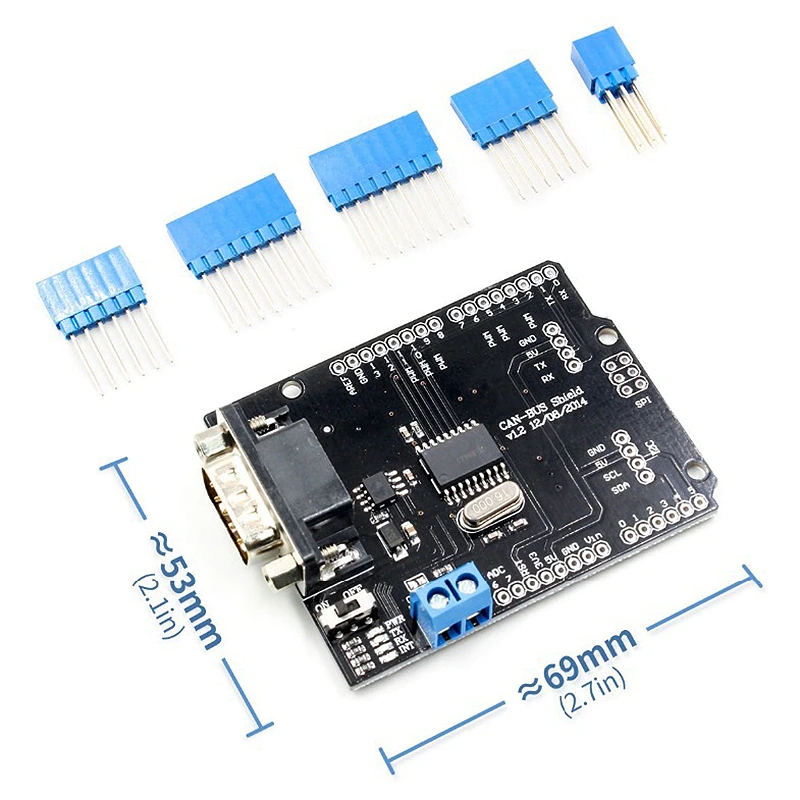 carte d'extension Bus can mcp2515 ef02037