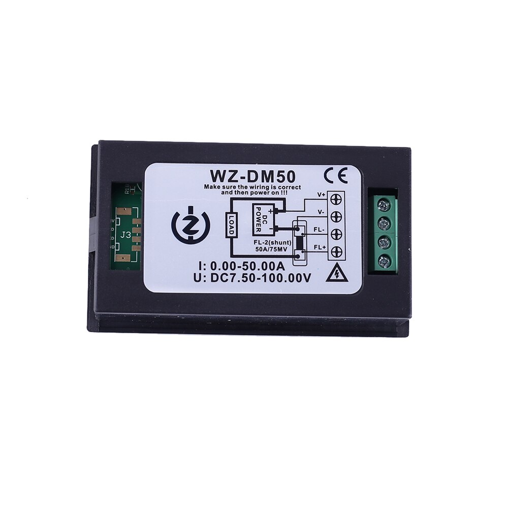 WZ-DM20 /50 /100  Voltmètre, ampèremètre, 100V , 20 A 50 A 100 A, compteur d'énergie électrique