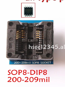 Adaptateur Socket SOP8 vers DIP8 209mil