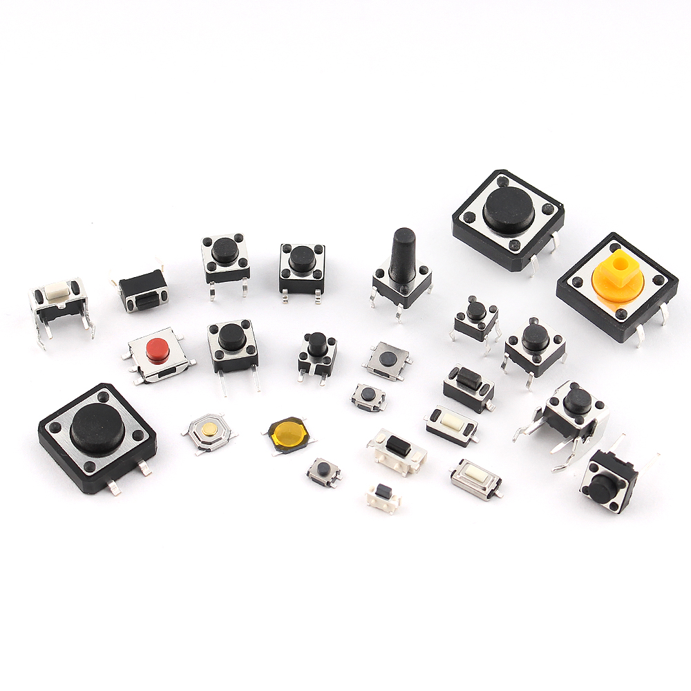 micro interrupteurs tactiles, 2x4/3x6/4x4/6x6