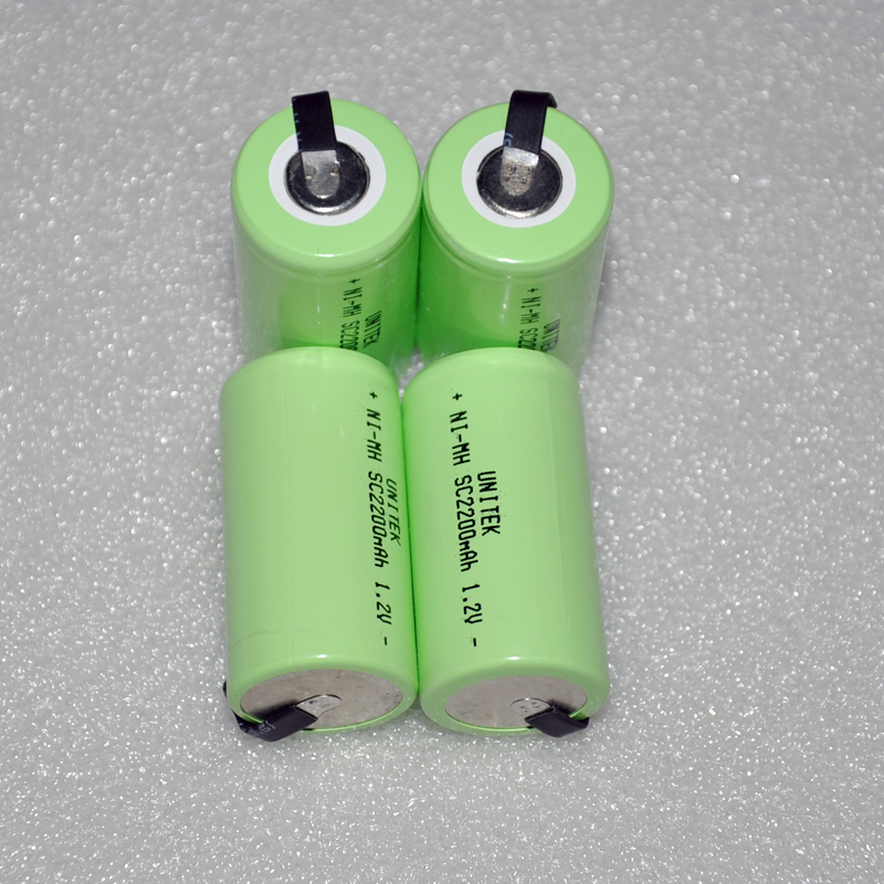 Pile rechargeable AA Li-ion 1.2V SC  avec languette é souder