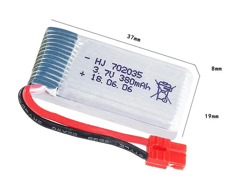 Batterie Lipo  3,7V 380mAh HJ 702035