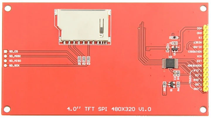 LCD TFT COULEUR 4.0 POUCES