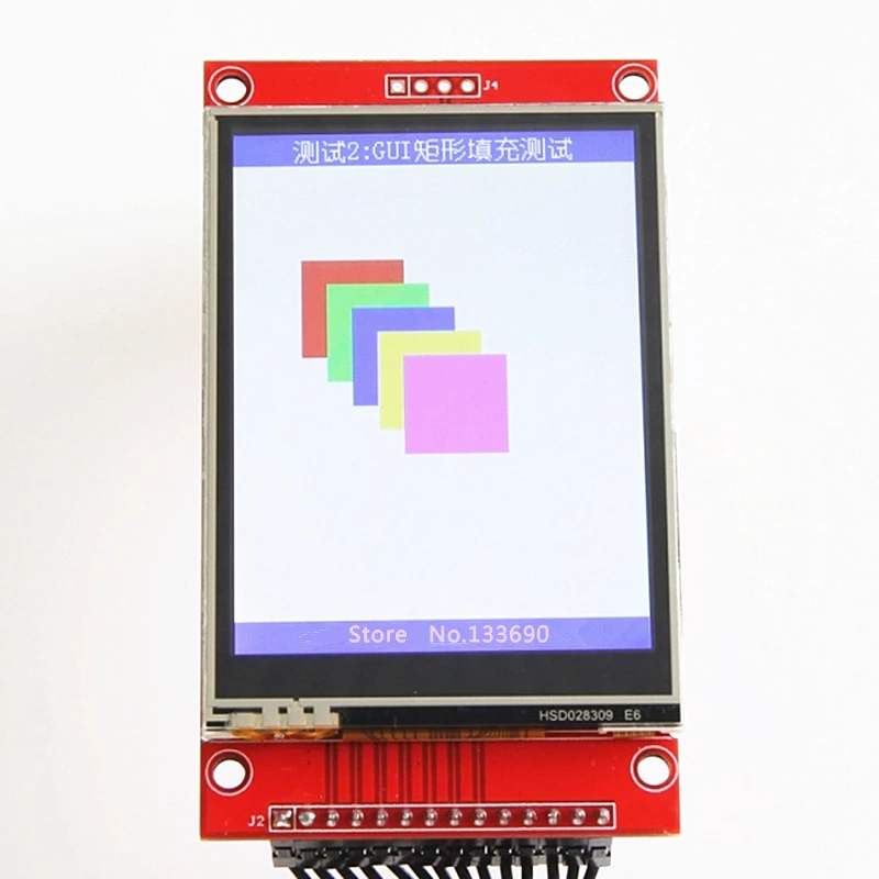 LCD TFT couleur 2.8 pouces tactile