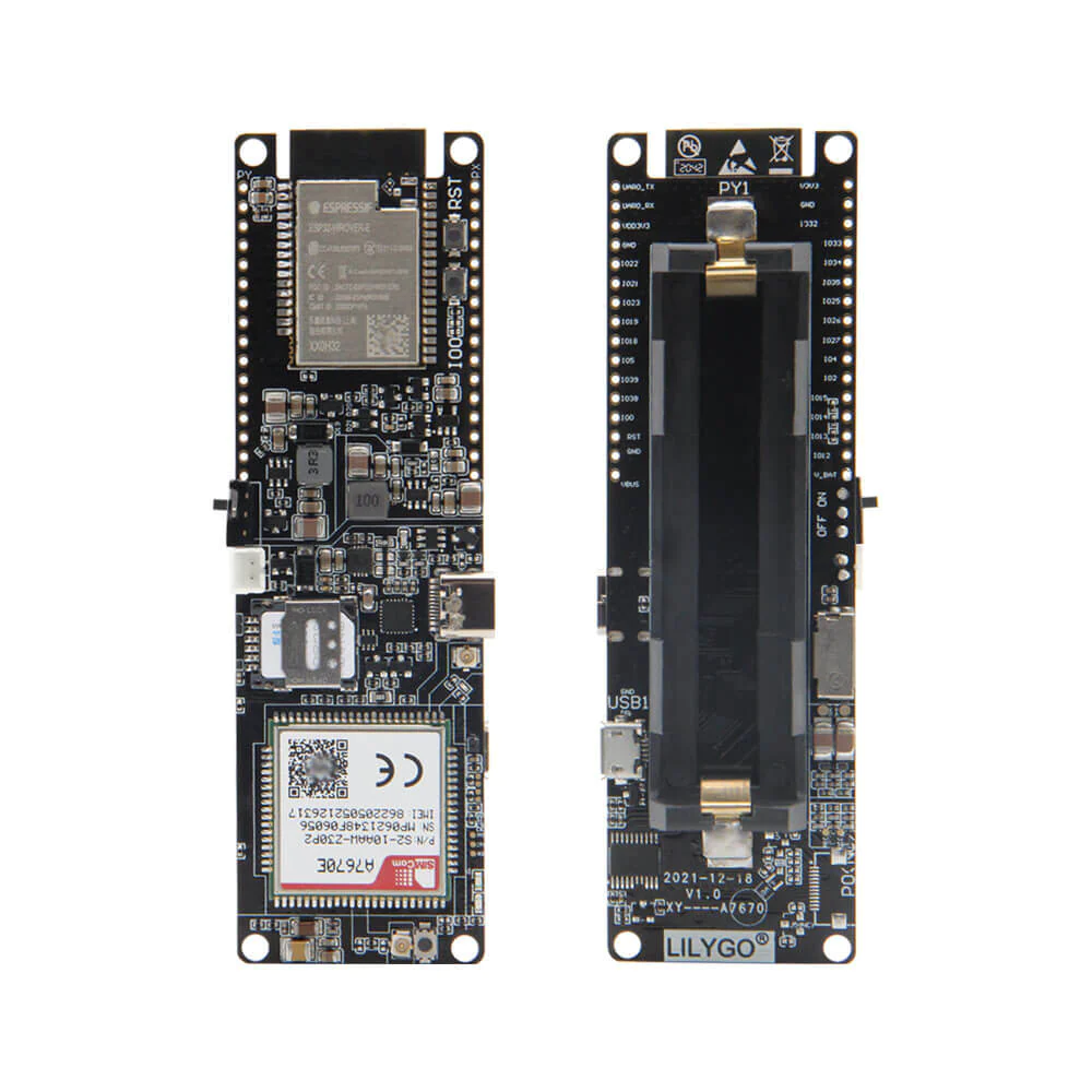 LILYGO TTGO T-A7670G R2 4G LTE carte de developpement module SIM ESP32 prise en charge GSM/GPRS/Edge