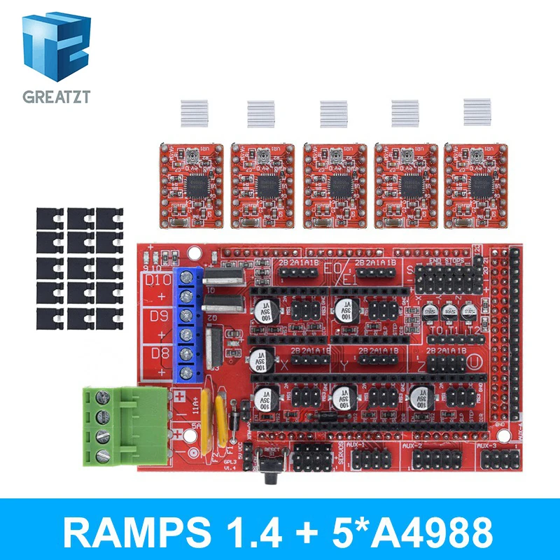 Ramps 1.4 pour CNC imprimante 3D+ 5 Driver DRV8825 OU A4988