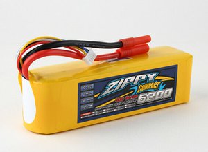 Batterie LIPO RC ZIPPY Compact 6200mAh 4s 40c Lipo Pack
