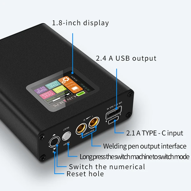 Mini Machine a souder par points Portable a affichage numérique pour batterie 18650