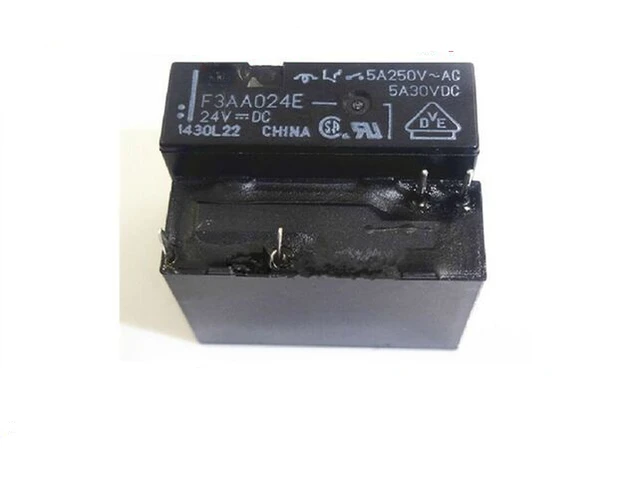 F3AA024E F3AA005E F3AA012E RELAIS 5V 12V 24V 4 PATTES 5A 30VDC