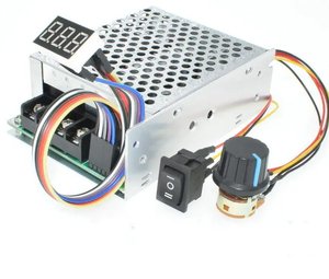 RÉGULATEUR VITESSE MOTEUR DC Max 60A 12V 24V, 10-50V 40A PWM DC avec Fonction de Commutation