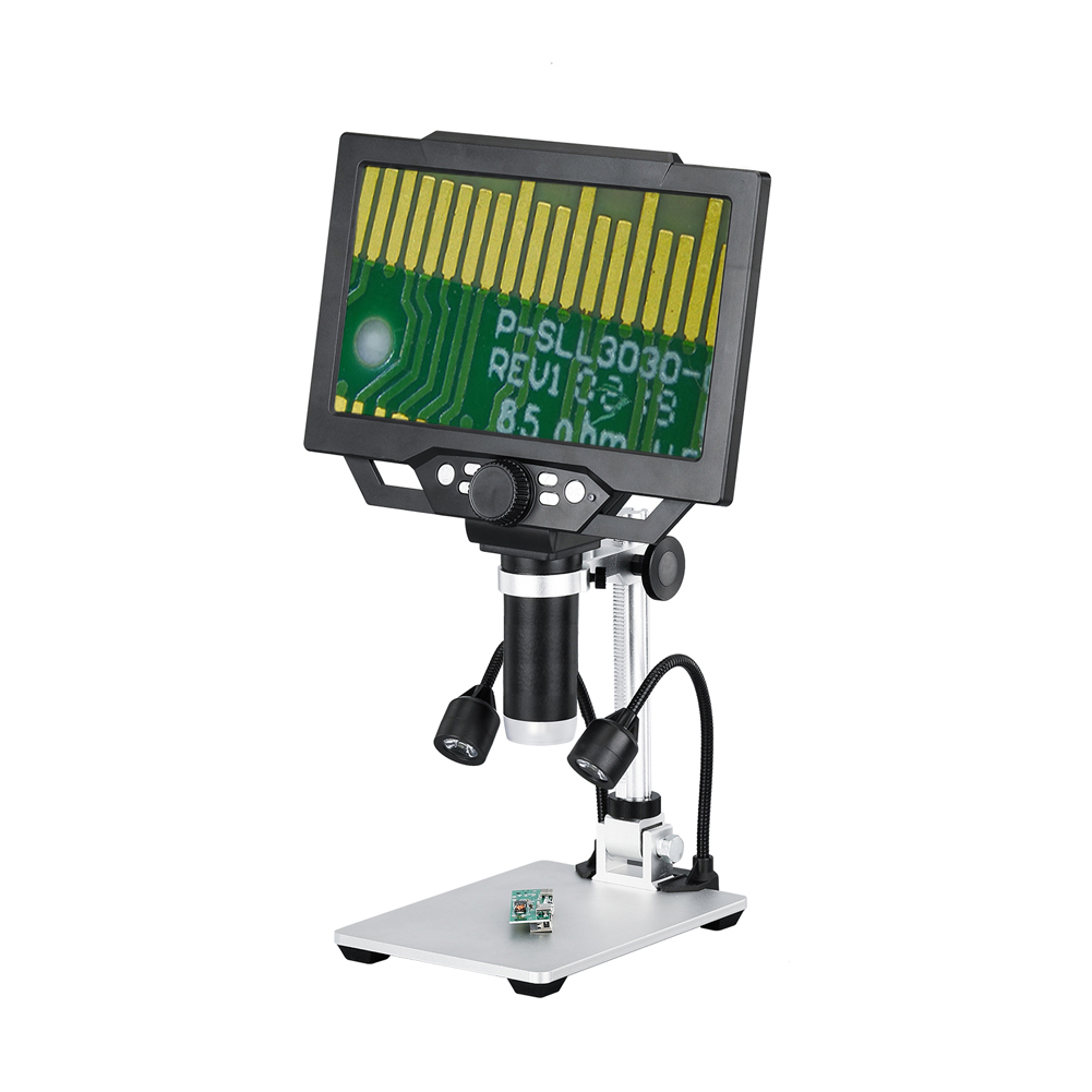 Microscope numérique G1600 Écran LCD 9 pouces - 12 mégapixels