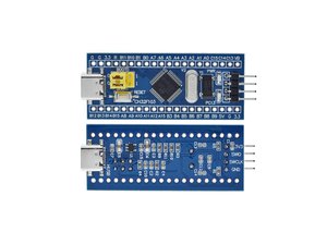 Carte de développement CH32F103C8T6 USB  TYPE C STM32  bleu pille