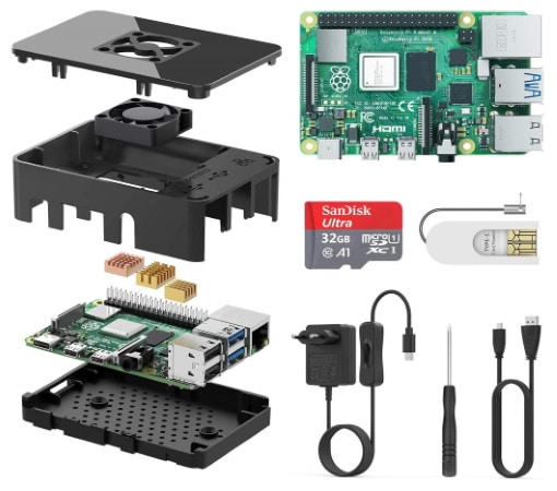 Kit Raspberry pi 4 Modele B 1go 2go 4go 8go