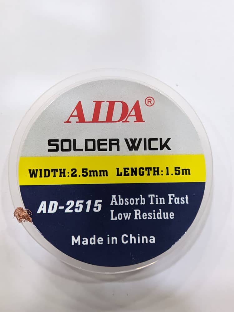 Tresse a dessouder 2.5 mm AIDA  ad-2515