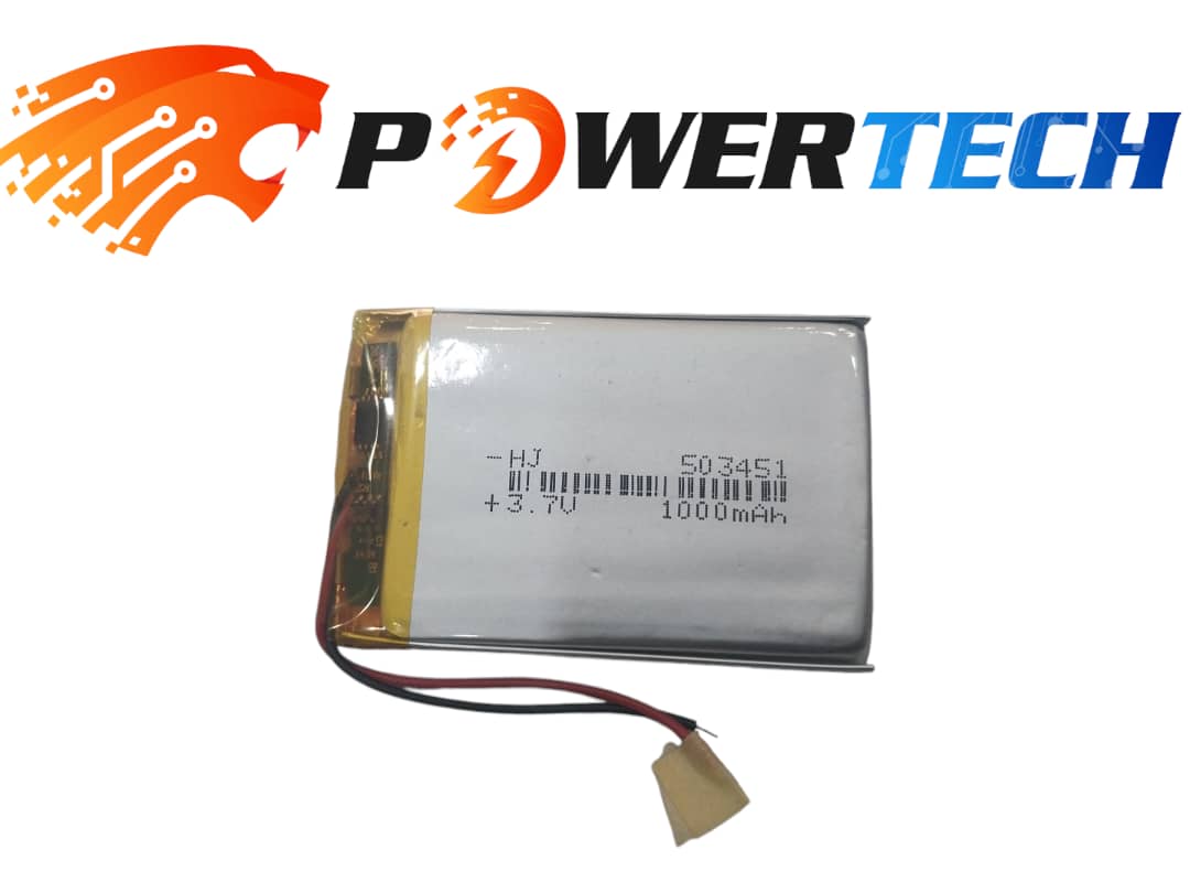 Batterie Lipo 3,7V 1000mAh HJ 503451